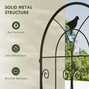 Outsunny Set of 2 Metal Garden Trellis, Outdoor Trellis Panels, 150 x 50 cm
