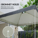 Outsunny gazebo roof replacement UV50+ Waterproof 3x3(m) Black