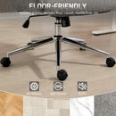 HOMCOM Office Chair With Adjustable Headrest, Comfy Desk Chair, Dark Grey