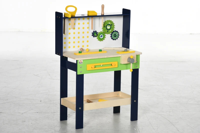 HOMCOM Children's toy bench set
