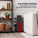 SPORTNOW Foldable Weight Bench with 6-Level Backrest, Leg Extension