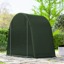 Outsunny 8 x 4 ft Garden Storage Shed Tent Bike Tent, Green