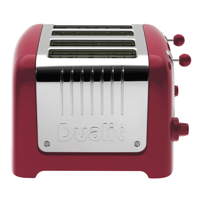 Dualit  4 Slot High Gloss Lite Toaster Black