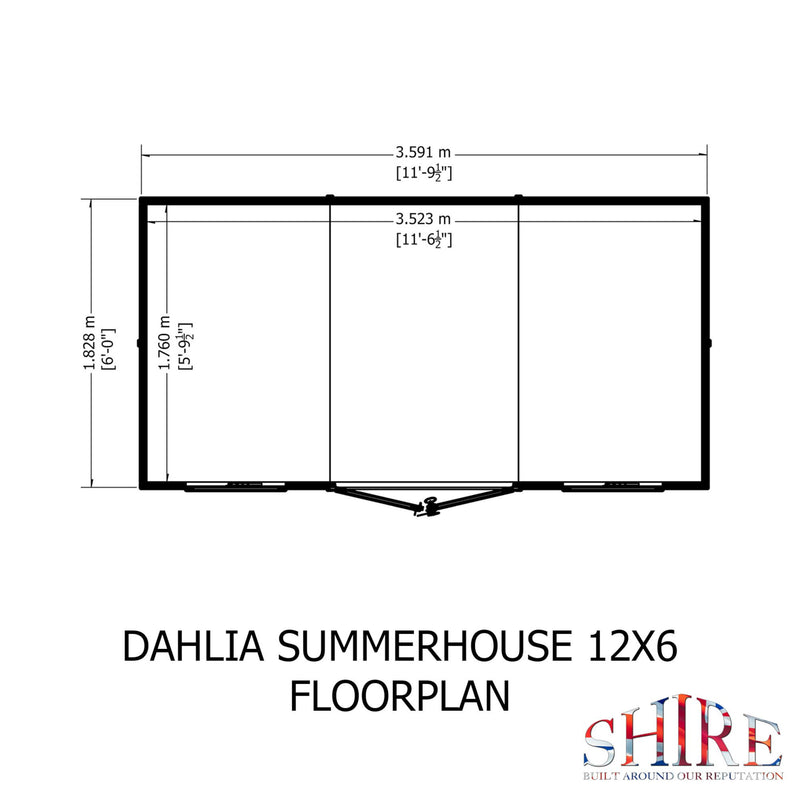 Dahlia Pent Summerhouse