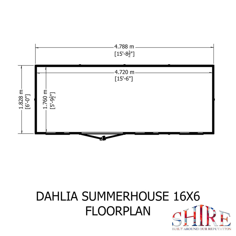 Dahlia Pent Summerhouse