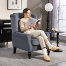 HOMCOM Accent Armchair Home Furniture Retro Tufted Club Fabric