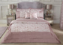Duchess - Embellished Jacquard Quilted Bedspread Set in Silver