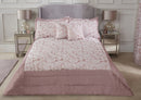 Duchess - Embellished Jacquard Quilted Bedspread Set in Silver