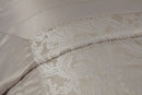Duchess - Embellished Jacquard Quilted Bedspread Set in Silver