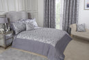 Duchess - Embellished Jacquard Quilted Bedspread Set in Silver