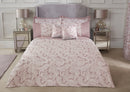 Duchess - Embellished Jacquard Duvet Set in Blush Pink