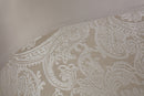 Duchess - Embellished Jacquard Duvet Set in Cream
