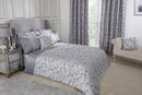 Duchess - Embellished Jacquard Duvet Set in Silver