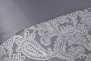 Duchess - Embellished Jacquard Duvet Set in Silver