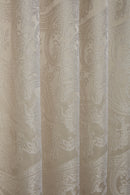 Duchess - Lined Pencil Pleat Jacquard Curtains in Cream