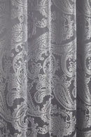 Duchess - Lined Pencil Pleat Jacquard Curtains in Silver