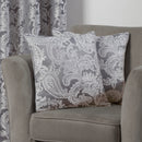 Duchess -  Jacquard Cushion Cover in Silver