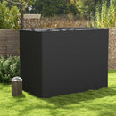 Outsunny 240x133cm 3-Seat Outdoor Garden Swing Chair Cover Water UV Resistant