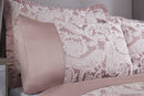 Duchess - Embellished Jacquard Duvet Set in Blush Pink