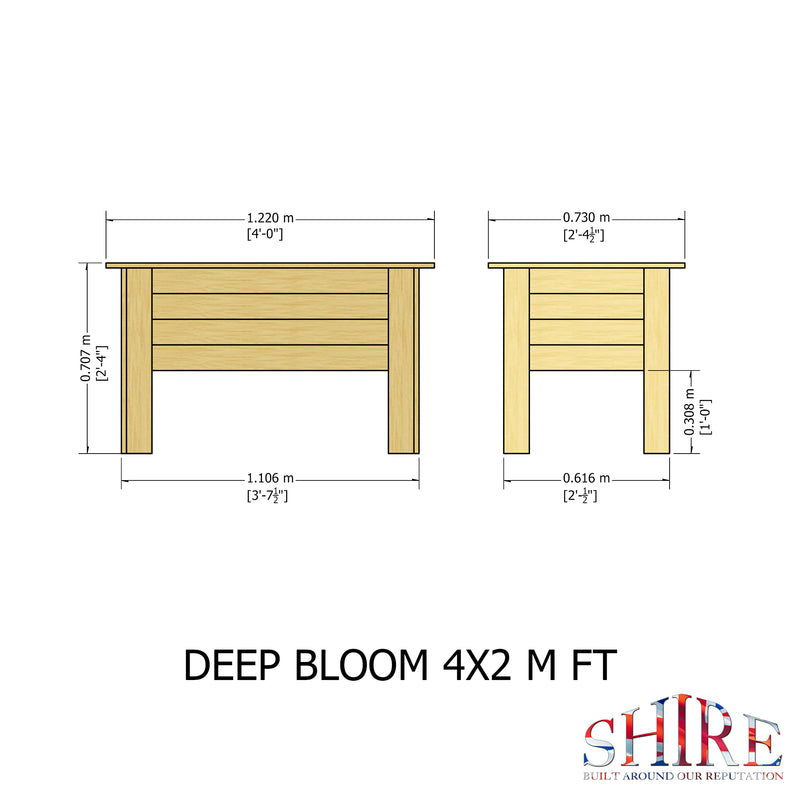 Bloom Deep Planter