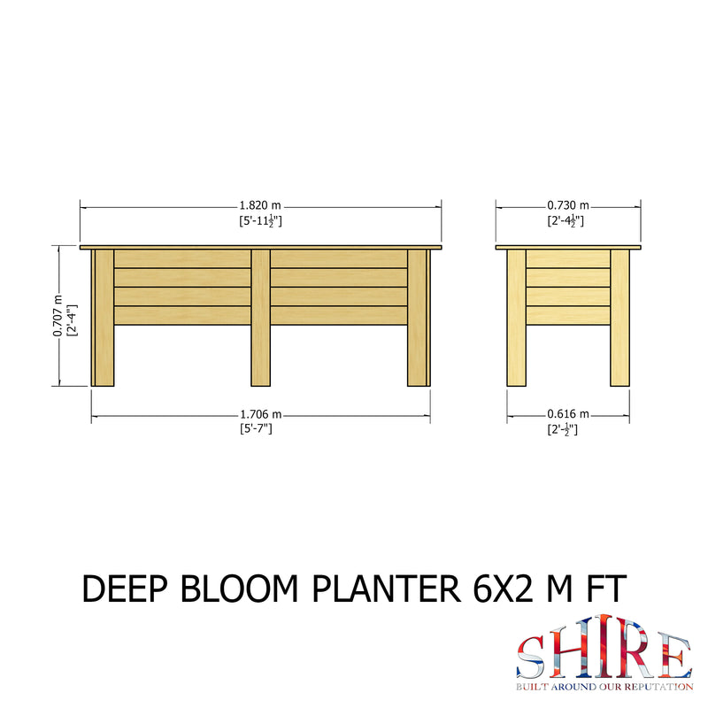 Bloom Deep Planter