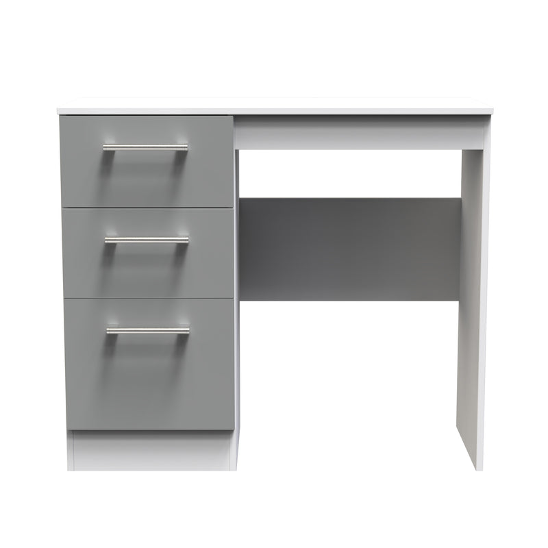 Denver Ready Assembled Dressing Table - Grey & White