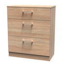 Denver Ready Assembled Chest Of Drawers with 3 Drawers - Oak