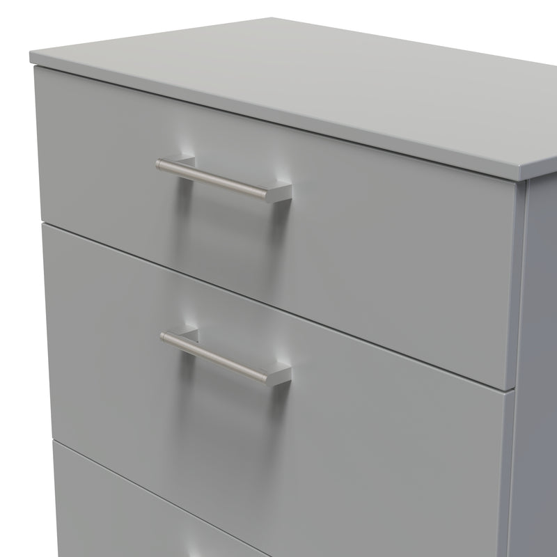 Denver Ready Assembled Chest Of Drawers with 3 Drawers - Grey