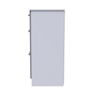 Denver Ready Assembled Chest Of Drawers with 3 Drawers - Grey & White