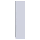 Denver Ready Assembled Wardrobe with 2 Doors - Grey & White