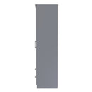 Denver Ready Assembled Wardrobe with 2 Doors and 2 Drawers - Grey