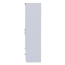 Denver White Ready Assembled Wardrobe with 2 Doors and 2 Drawers with Mirror