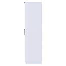 Denver Ready Assembled Wardrobe with 2 Doors and Mirror - White
