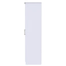 Denver Ready Assembled Wardrobe with Triple Mirror - White