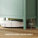 HOMCOM 3 Drawer Shoe Cabinet with Flip Doors for Hallway, Entryway, Green