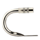 Diamante - Pair of Holdaback Tiebacks with End Finials in Matt Black