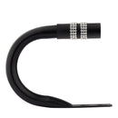 Diamante - Pair of Holdaback Tiebacks with End Finials in Matt Black