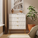 Glitz Ready Assembled 4 Drawer Chest in Kashmir Matt