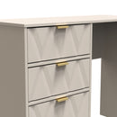 Glitz Ready Assembled 4 Drawer Vanity in Kashmir Matt