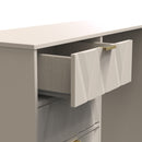 Glitz Ready Assembled 4 Drawer Vanity in Kashmir Matt
