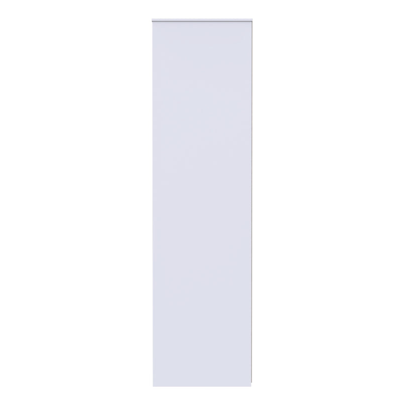 Glitz Ready Assembled 2 Door Wardrobe in Indigo Matt & White