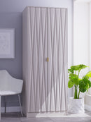 Glitz Ready Assembled 2 Door Wardrobe in Kashmir Matt