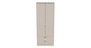 Glitz Ready Assembled 2 Door 2 Drawer Wardrobe in Kashmir Matt
