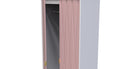 Glitz Ready Assembled 2 Door 2 Drawer Wardrobe in Kobe Pink & White