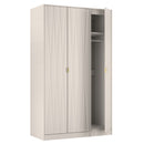Glitz Ready Assembled Tall Triple Plain Wardrobe in Kashmir Matt