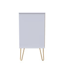 Glitz Ready Assembled 3 Drawer TV Unit in Kobe Pink & White