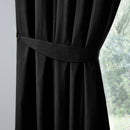 Fusion Dijon Pencil Pleat Curtains in Black