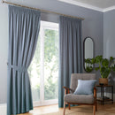 Fusion Dijon Curtain Tiebacks in Blue