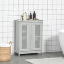 Kleankin Modern Bathroom Cabinet, Freestanding Floor Cabinet With Storage