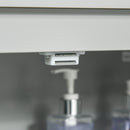 Kleankin Modern Bathroom Cabinet, Freestanding Floor Cabinet With Storage